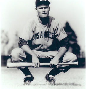 CHUCK CONNORS, 1B LOS ANGELES ANGELS 1951-1952 HIT .322, 25 HR IN '51